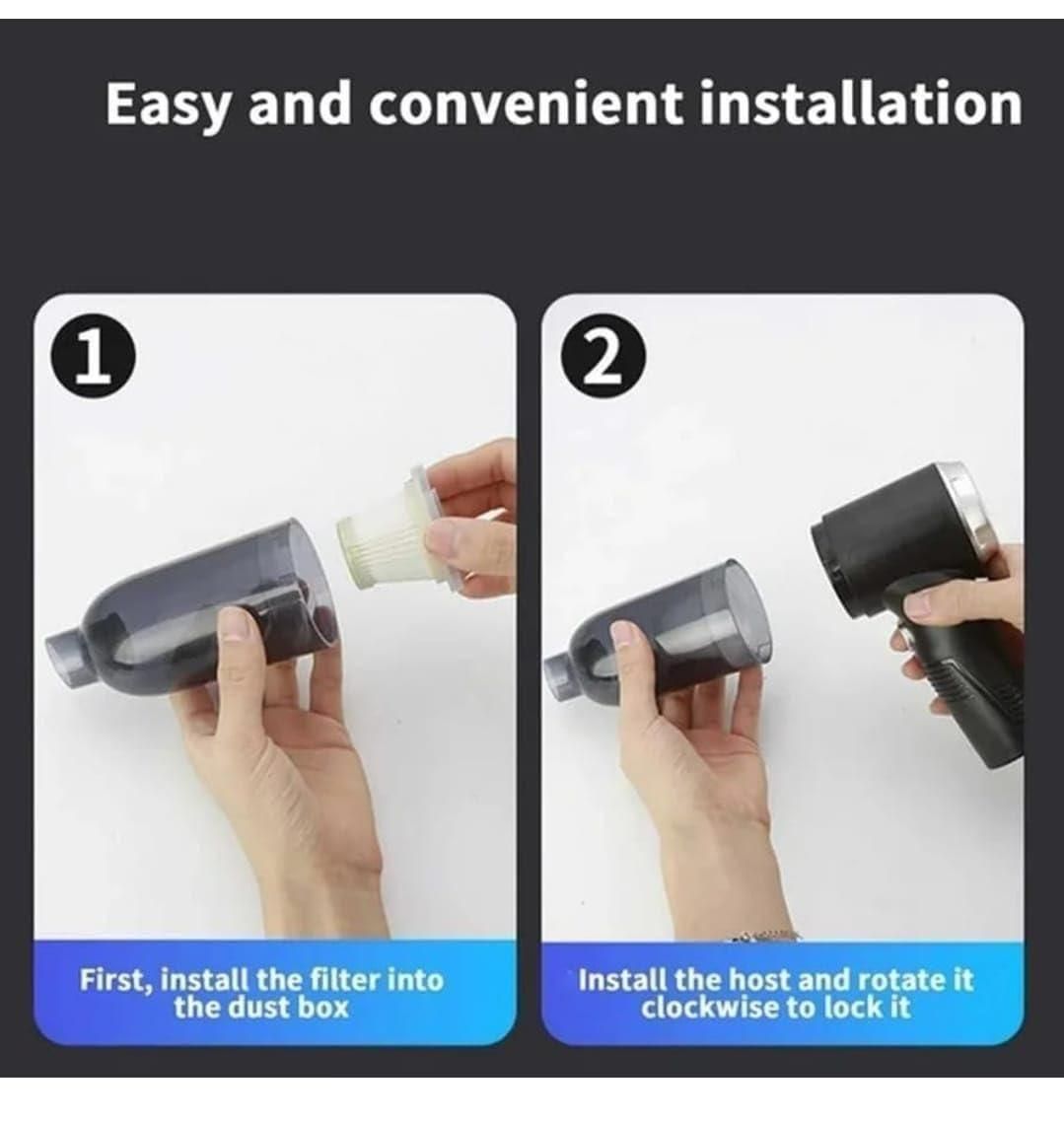 Vacuum Cleaner with Efficient Dust Capture-All-in-One